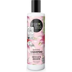Organic Shop shining shampoo shining šampon pro barvené vlasy water lily & amaranth 280ml