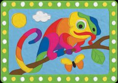 Kids DO Kreativní sada na 3D malování hlínou - Chameleón 20 X 29 cm