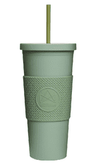 Neon Kactus , Hrnek na pití s brčkem, 625 ml | zelený