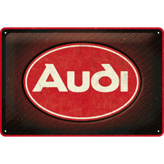 NOSTALGIC-ART Retro cedule 200x300 Audi Red Shine