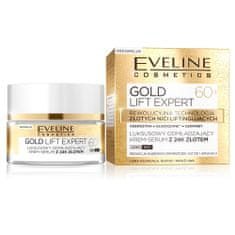 Eveline Cosmetics gold lift expert 60+ luxusní omlazující krém-sérum s 24k zlatem den/noc 50ml