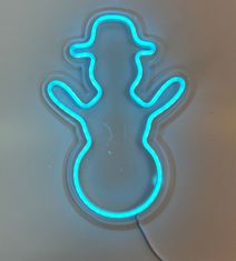 Neons LED neonová cedule - Sněhulák jednoduchý - 30*21 cm