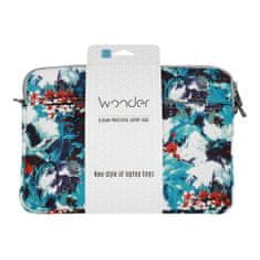 MG Wonder Sleeve taška na notebook 13-14'', white poppies