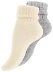 Vincent Creation® Vincent Creation Ponožky dámské pletené s vlnou ALPAKA - 2 páry, 35-38