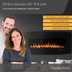 Elektrický krb HF-WK400 s 3D efektem plamene