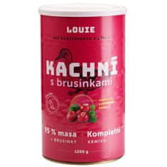 Louie konz.pro psy kachní s brusinkami a vit. 1200 g