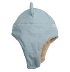 7AM Enfant dárková sada AIRY BLUE ( 0-6 m ) - čepice, rukavice, deka
