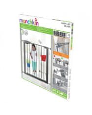 Munchkin - Bezpečnostní dětská zábrana Easy Loc stříbrná se 7 cm rozšířením ZDARMA