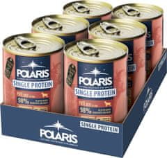 POLARIS Single Protein Paté konzerva pro psy hovězí 6x400 g