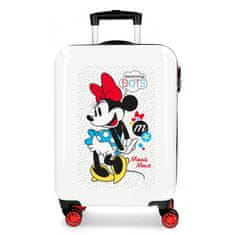 Joummabags Luxusní dětský ABS cestovní kufr MINNIE MOUSE Dots, 55x38x20cm, 34L, 4681765
