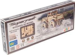 Wooden city 3D puzzle Superfast Monster Truck 4