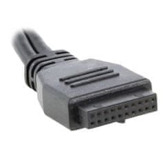 Chieftec interní box do 3,5", 2x USB3.0, černý