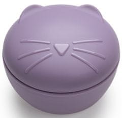 Melii Silikonová krabička na svačinu s víčkem Kočka - 350 ml