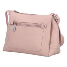 Tessra Milano Dámská koženková crossbody Troja, růžová