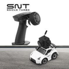 SNICLO SNT 370Z 1:100 2009 Atom-Q Series Car Remote Control Version White (Car+RC+FPVBOX RACE+Goggles)