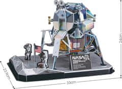 CubicFun 3D puzzle NASA: Apolo 11, Lunární modul Eagle 93 dílků