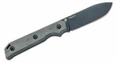 Kizer 1045C1 Begleiter Fixed outdoorový nůž 9,6 cm, černá, šedá, Micarta, pouzdro Kydex