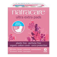 NATRACARE NATRACARE Menstruační vložky Ultra Extra SUPER s křidélky 10 ks