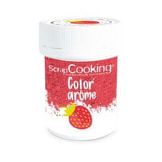 ScrapCooking Scrapcooking Color & Flavour - barvivo + aroma - červená / JAHODA - 10g