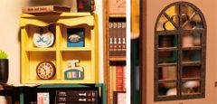 Robotime Zarážka na knihy miniatura domečku Knihkupectví