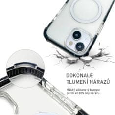 Mobiwear Ultimátní odolný kryt MagSafe Elite Bumper pro Apple iPhone 12 - D001D Čiré
