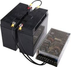 Xtend Solarmi Kabel pro připojení baterie, 50cm, 4mm2, očko M6 - dutinka