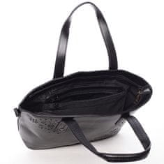 Dudlin Elegantní módní kabelka Alma, černá