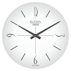 Skleněné nástěnné hodiny Brusel