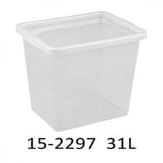 Plast Team Plastový úložný box Basic Box 31L MIKAWI 15-2297
