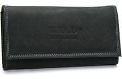 Wild Tiger Dámská kožená peněženka Wild, černá