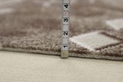 Sintelon AKCE: 59x530 cm Metrážový koberec Roines beige (Rozměr metrážního produktu Bez obšití)