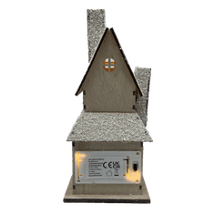 PRODEX Kostelíček dřevěný s LED světlem 20 x 9 cm