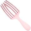 Olivia Garden Finger Brush Care Mini dětský kartáč na vlasy, růžový, jemné a bezbolestné rozčesávání