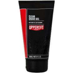 Uppercut Deluxe Clear Gel hydratační gel na holení vousů pro muže, 120ml, zajišťuje pohodlné a hladké oholení