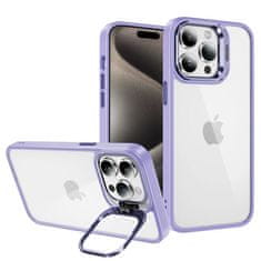 MobilPouzdra.cz Kryt Kickstand s krytkou objektivu pro Apple iPhone 13 Pro Max light , barva fialová