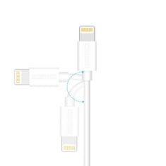 Choetech Certifikovaný kabel Choetech USB-A - Lightning MFI 1,8 m bílý (IP0027)