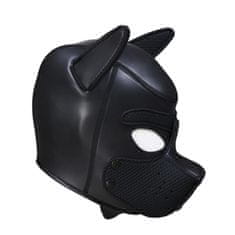 SpankMe Lesklá maska psa pro bdsm hry