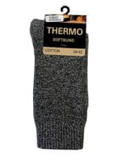 Wik 23402 šedé pánské ponožky thermo Barva: šedá, Velikost: 39-42