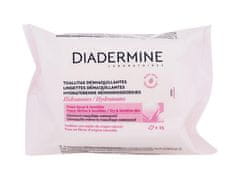 Diadermine 25ks hydrating cleansing wipes, čisticí ubrousky