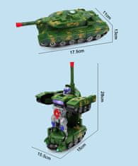 CAB Toys Robot transformer tank auto a robot 2v1