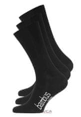 Vincent Creation® Vincent Creation ponožky unisex bambusové - 3 páry, černá, 39-42
