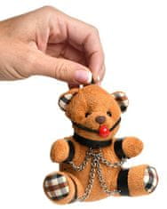 Master Series Gagged Teddy Bear Keychain, klíčenka medvídek masochista