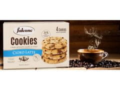 Falcone FALCONE Cookies Cioko Latte - Sušenky s kousky mléčné čokolády 200g 6 baliki