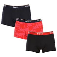 BOSS 3PACK pánské boxerky vícebarevné (50514950 980) - velikost M