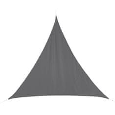 Hespéride Trojúhelníková stínící plachta CURACAO 3 x 3 x 3 m, tmavě šedá