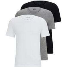 Hugo Boss 3 PACK - pánské triko BOSS Regular Fit 50475284-999 (Velikost M)