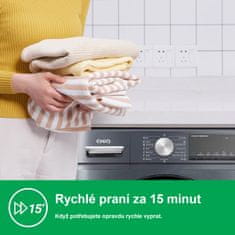 CHiQ Parní pračka 8 kg CFL80-14586IM3XA Steam Space Pro + 12 let záruka na motor