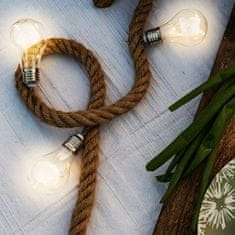 Přírodní lano s LED osvětlením