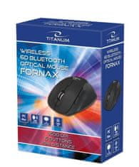 Titanum Bezdrátová myš černá Fornax TM122K 6 tlačítek