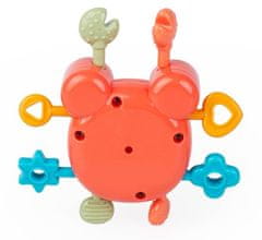Tulimi Senzorická hračka Krab s chrastícími prvky